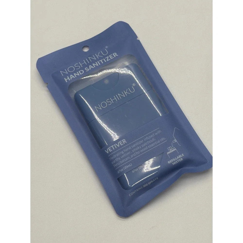 Noshinku Hydrating Hand Sanitizer Refillable Mister 5‎ Pack Eucalyptus Bergamot